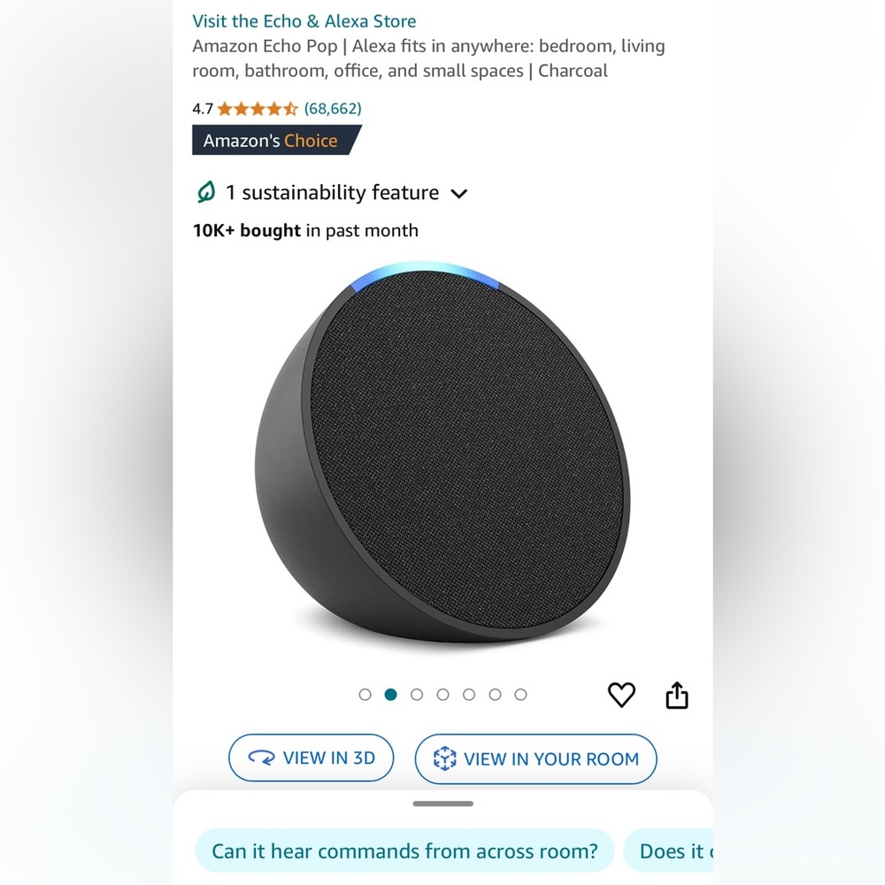 Brand new, sealed Amazon Echo Pop